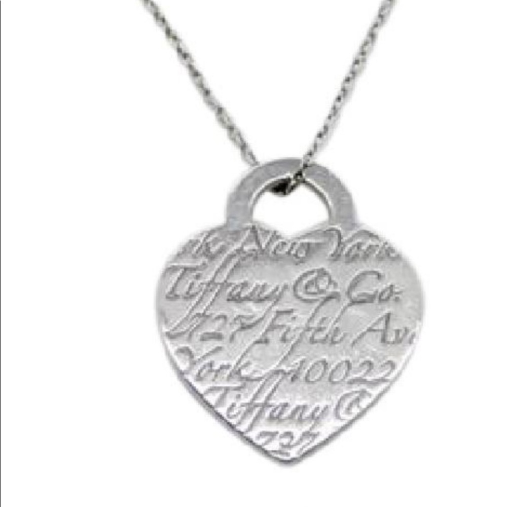 Amazing Tiffany Heart Pendant Necklace💕